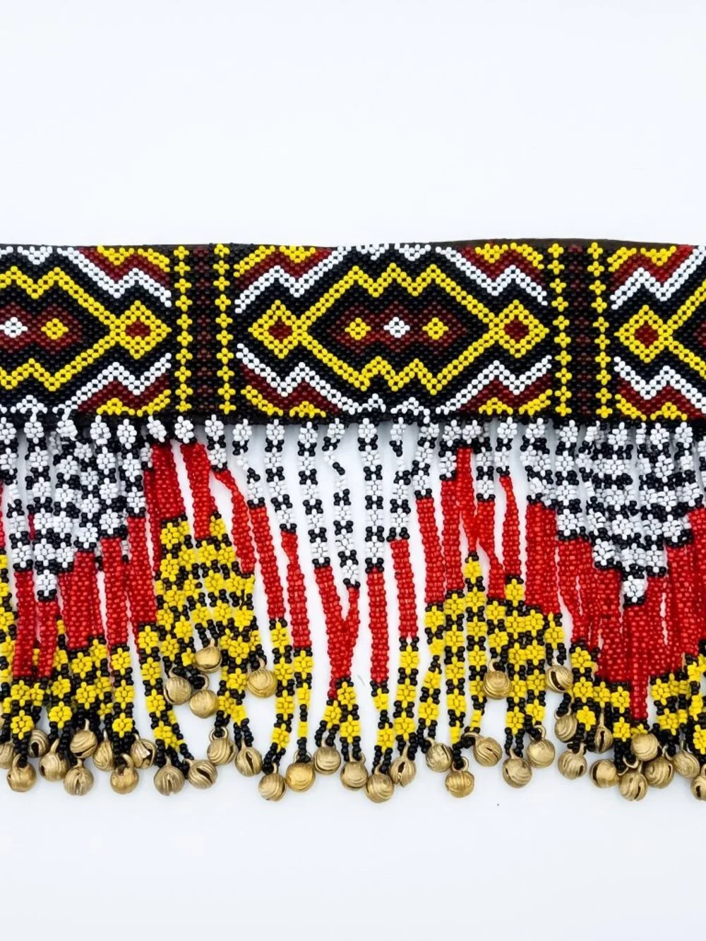 Filipino Gala Belt, Beaded Art, Bronze, Mindanao